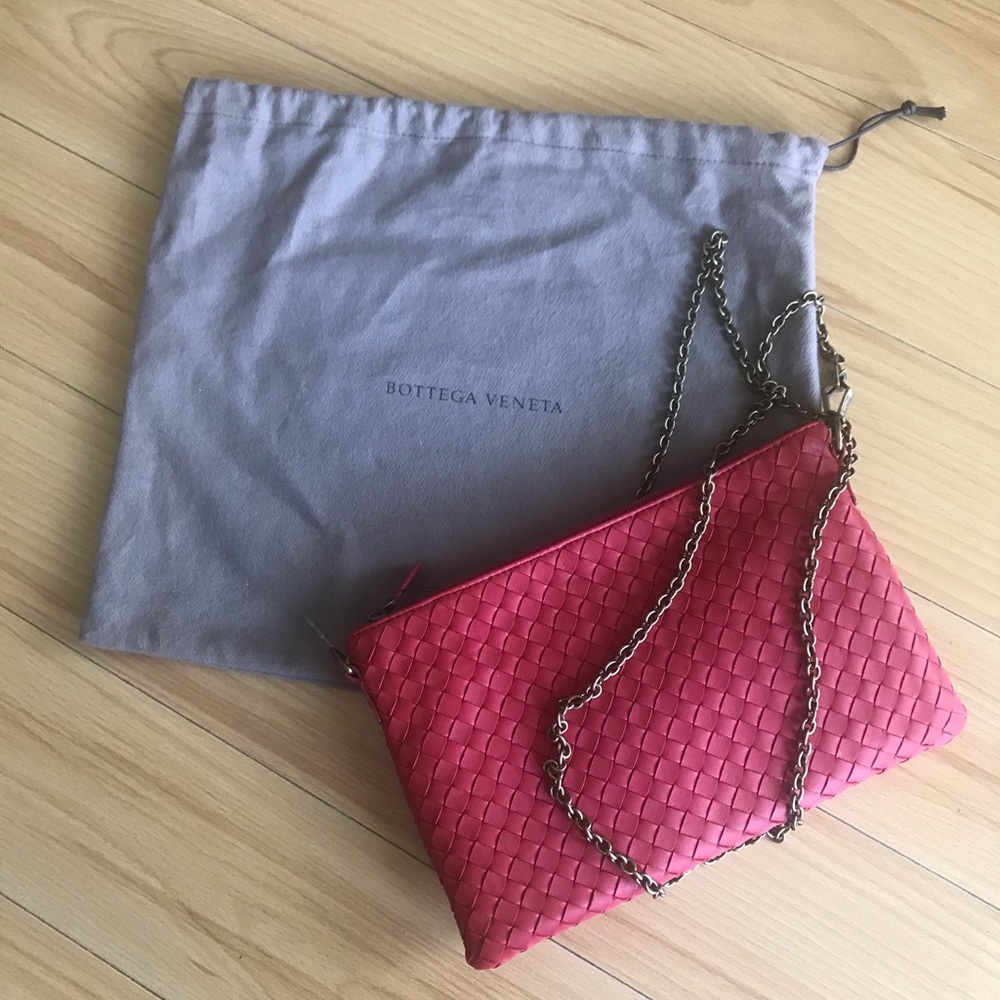 Bottega Veneta Red Cross Body